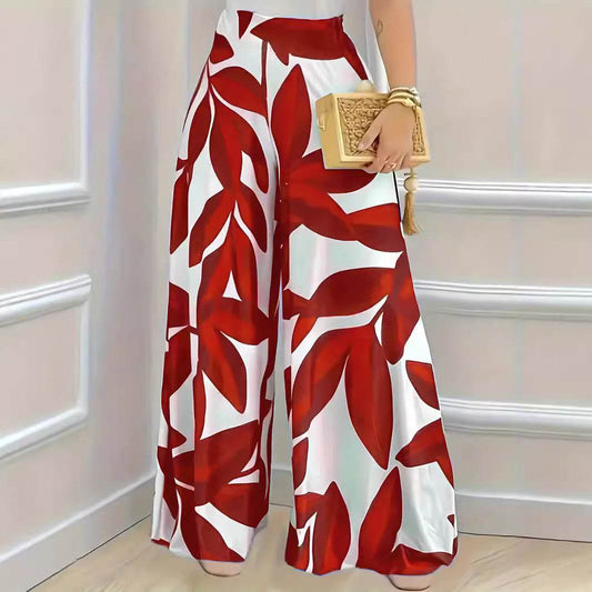 Stylish High Waist Wide Leg Pants - Comfortable & Trendy Fashion 2025 - Buy Center