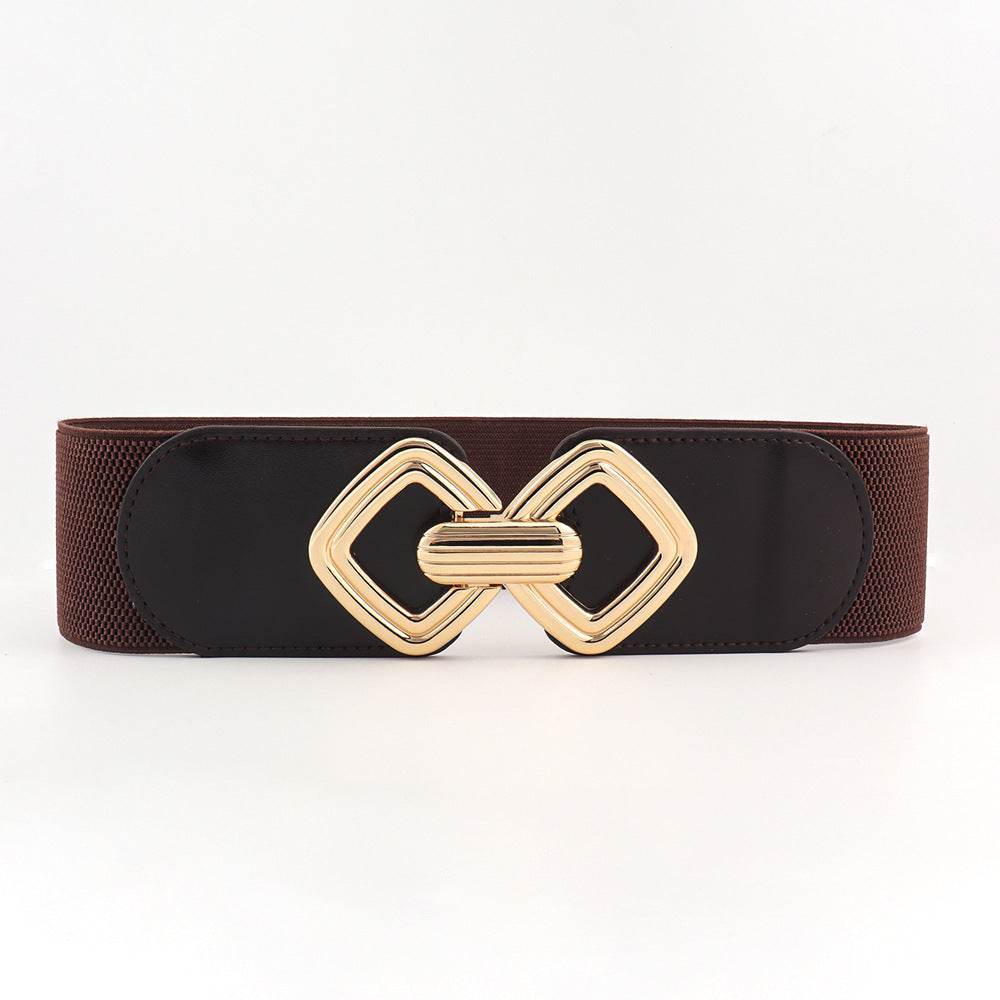Women's Elastic Waistband Wide Belt - Stylish Premium Cummerbund 2025 - Buy Center