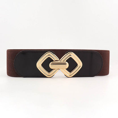 Women's Elastic Waistband Wide Belt - Stylish Premium Cummerbund 2025 - Buy Center