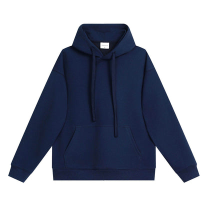 Simple Drop-Shoulder Hooded Sweater - Stylish Cotton Blend for Men - Buy Center