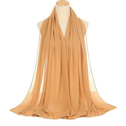 Pearl Chiffon Bubble Scarf - Women's Lightweight Summer Elegance - Buy Center
