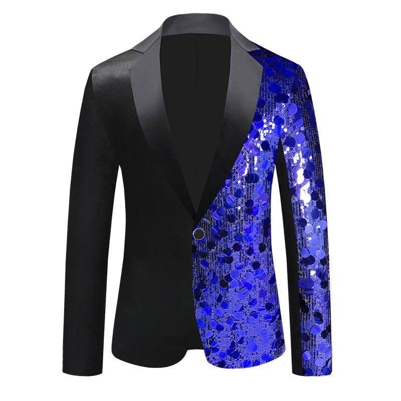 Men's Sequined Suit Jacket - Premium Stylish Dance Wear for Special Events - Buy Center