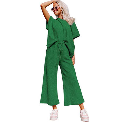 Buycenter Summer Casual Suit for Women - European Style Sportswear - Buy Center