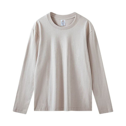 Cotton Long Sleeve Casual Top - Comfortable, Versatile White Striped Style - Buy Center
