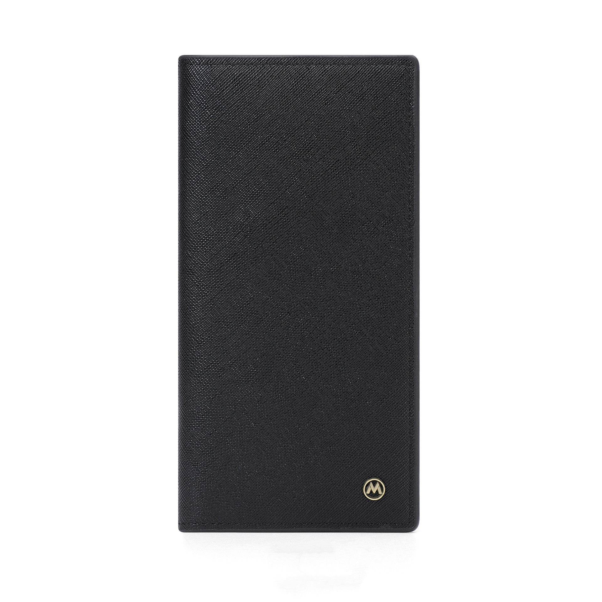 Men's Long Wallet - Stylish Cross Pattern, Ultra-Light and Wear-Resistant - Buy Center