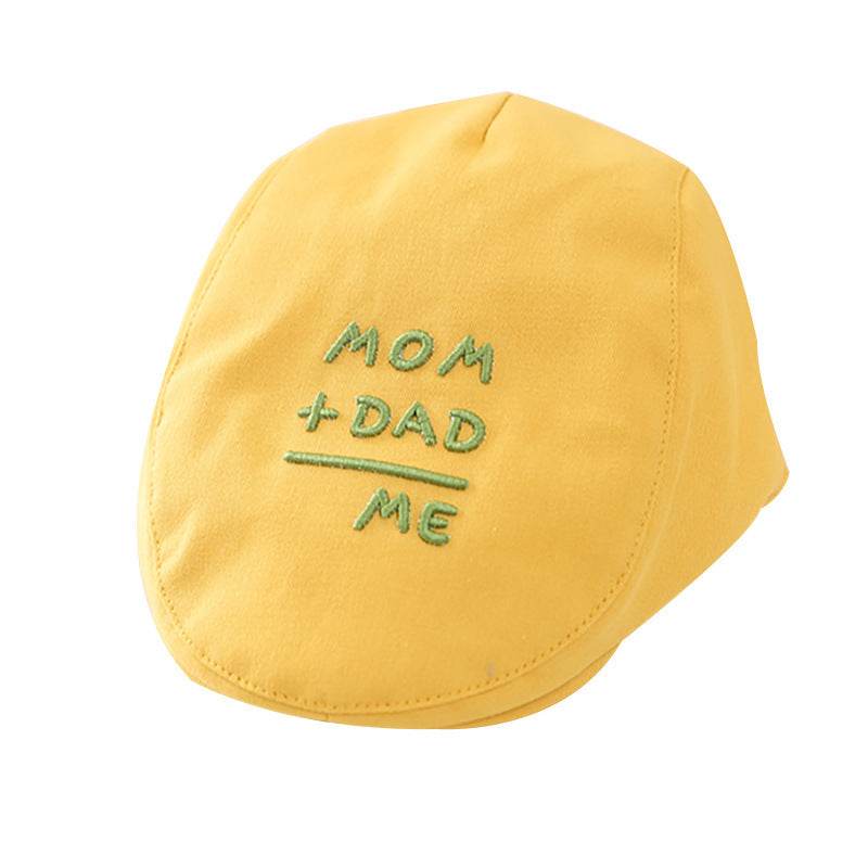 Stylish Kids Baby Sunshade Hat - Embroidered Cotton Beret for UV Protection - Buy Center