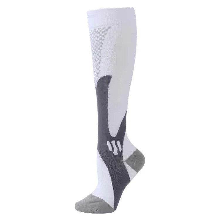 Compression Long Tube Sports Socks - Elastic & Durable, 3 Pairs for Athletes - Buy Center