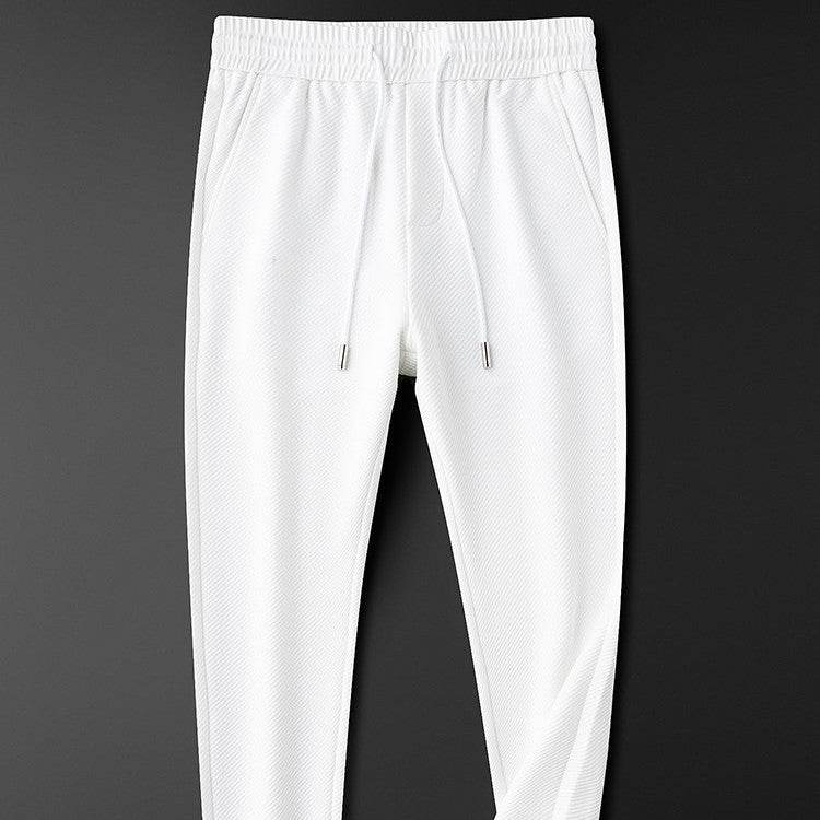 Twill Stretch White Harem Pants for Men - Stylish 2XL-4XL Fashion - Buy Center