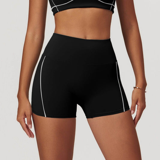 Personalized Yoga Fitness Shorts for Women - Stylish Black, Gray, Pink, Blue - Buy Center