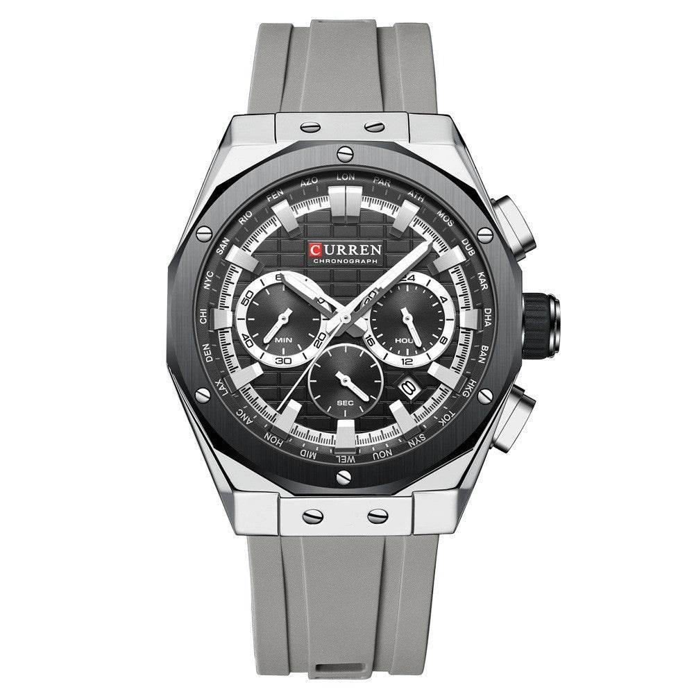 Men's Calendar Quartz Watch - Stylish Business Accessory in 5 Colors - Buy Center