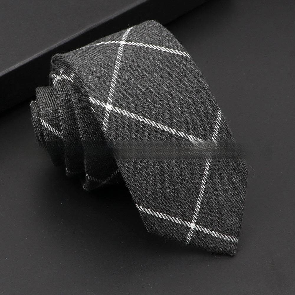 Korean Artificial Woolen Necktie for Men - Casual & Formal Accessory 2025 - Buy Center