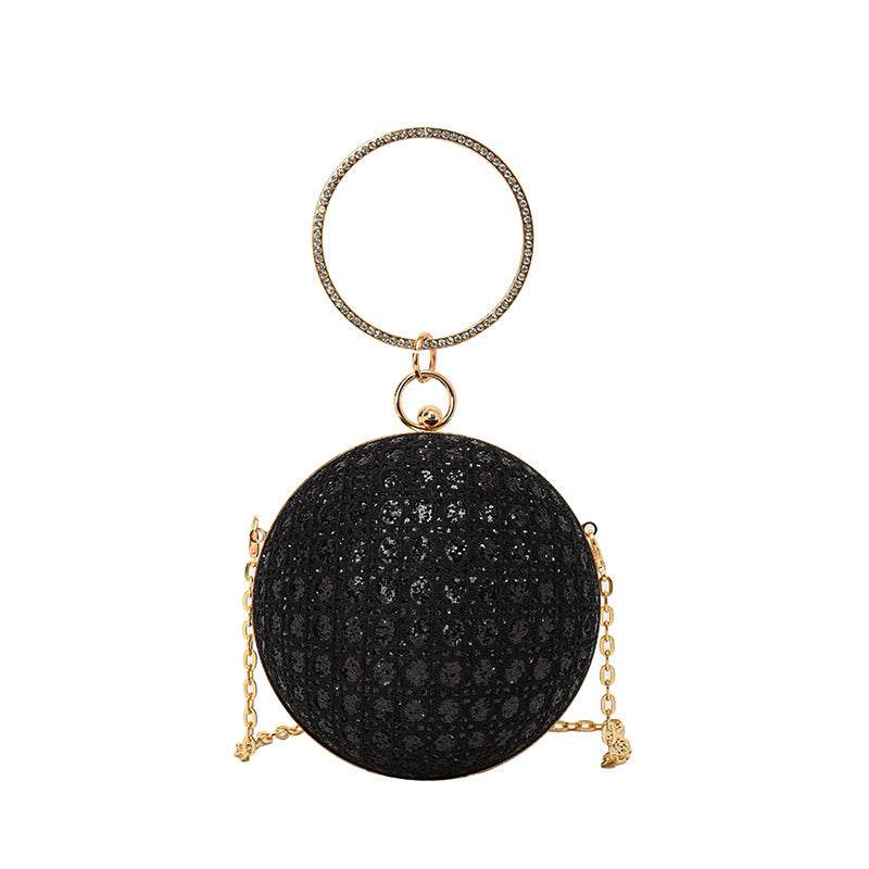 Diamond Retro Shoulder Bag - Stylish Women's Crossbody with Round Design - Buy Center