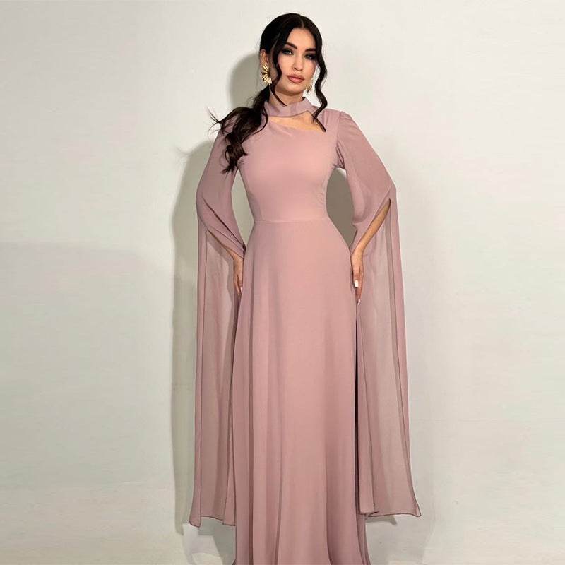 Buycenter Women's Slim Fit Dress - Long Sleeve, Socialite Style, Multiple Colors - Buy Center