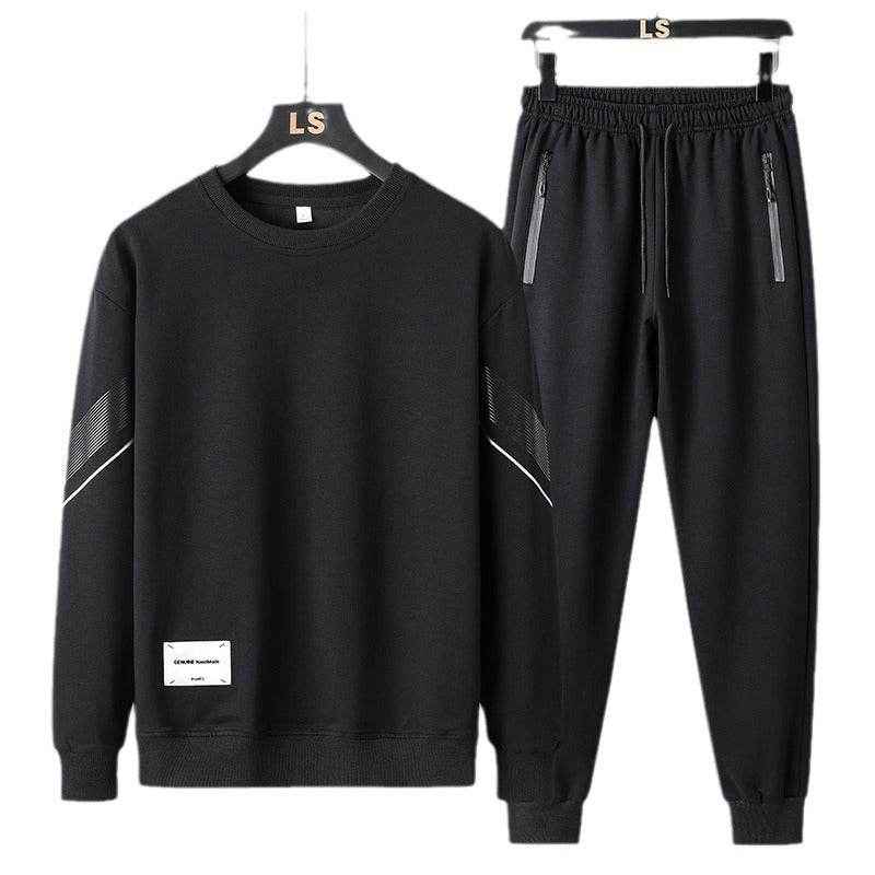 Men's Round Neck Sweater Pants Set - Casual Stylish Comfort Outfit