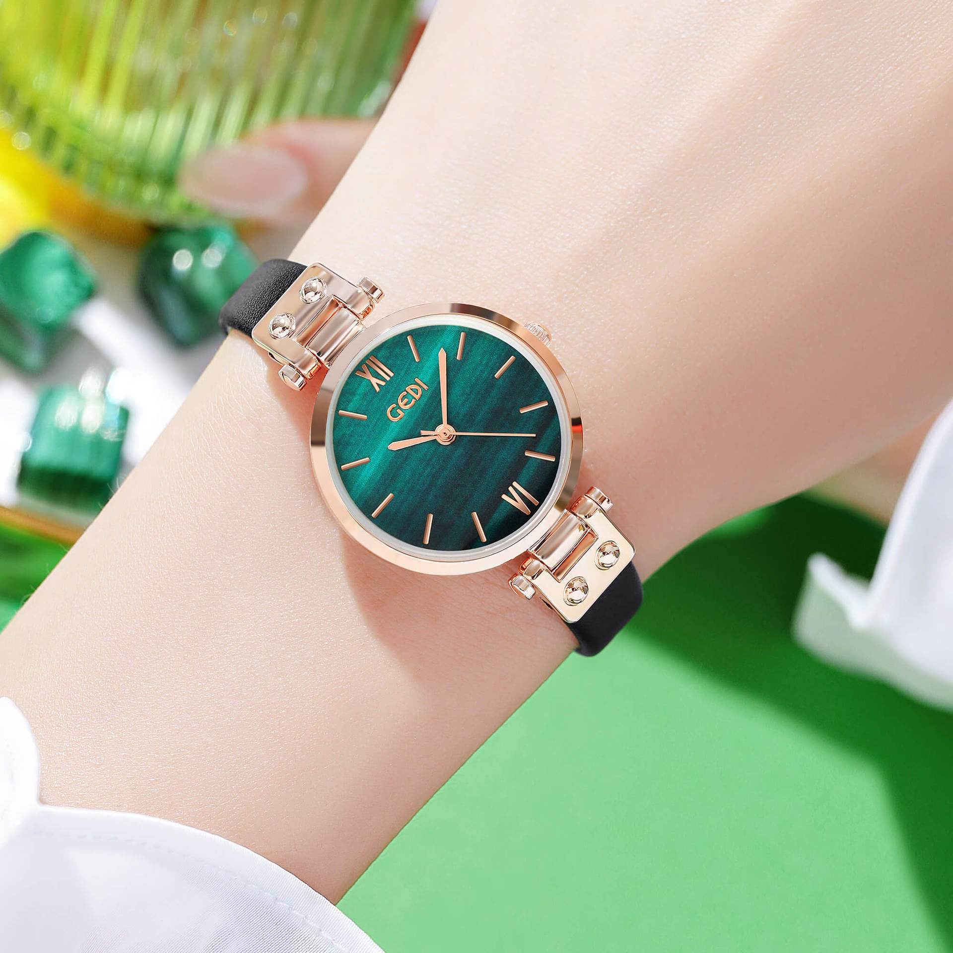 Buy Center Women's Waterproof Watch - Fashionable Art-Style with Small Dial - Buy Center