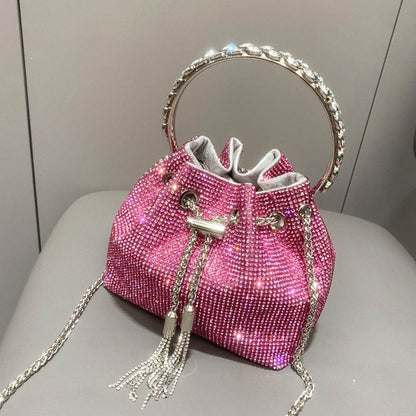Shiny Diamond Handbag for Women - Stylish Evening Bag in Vibrant Colors - Buy Center