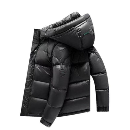 Men's Winter Down Jacket - Cold-Proof Graphene Hood, Stylish Comfort - Buy Center