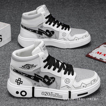 High-Top Summer Basketball Sneakers - Breathable, Stylish Flats for All - Buy Center