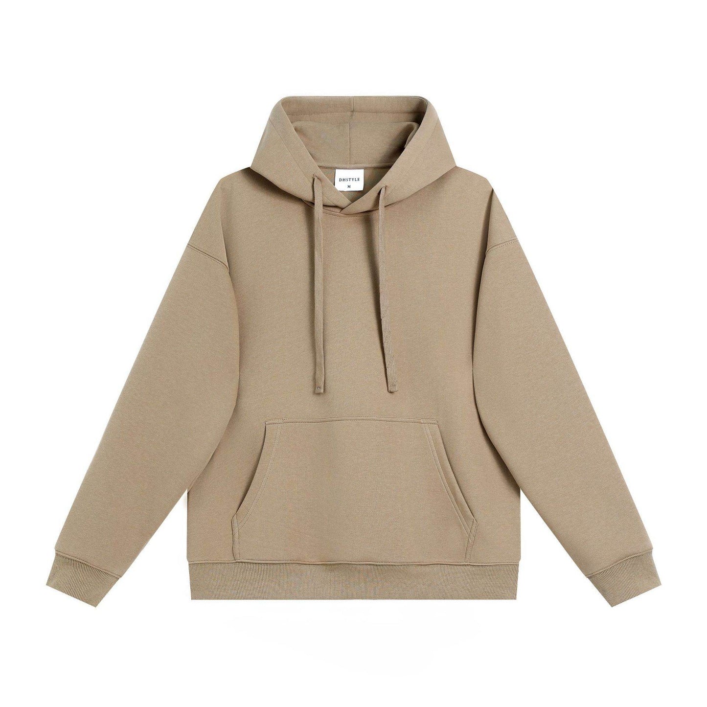 Simple Drop-Shoulder Hooded Sweater - Stylish Cotton Blend for Men - Buy Center