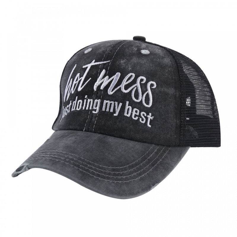 Buycenter Washed Embroidered Baseball Cap - Stylish Cotton for Spring & Autumn - Buy Center