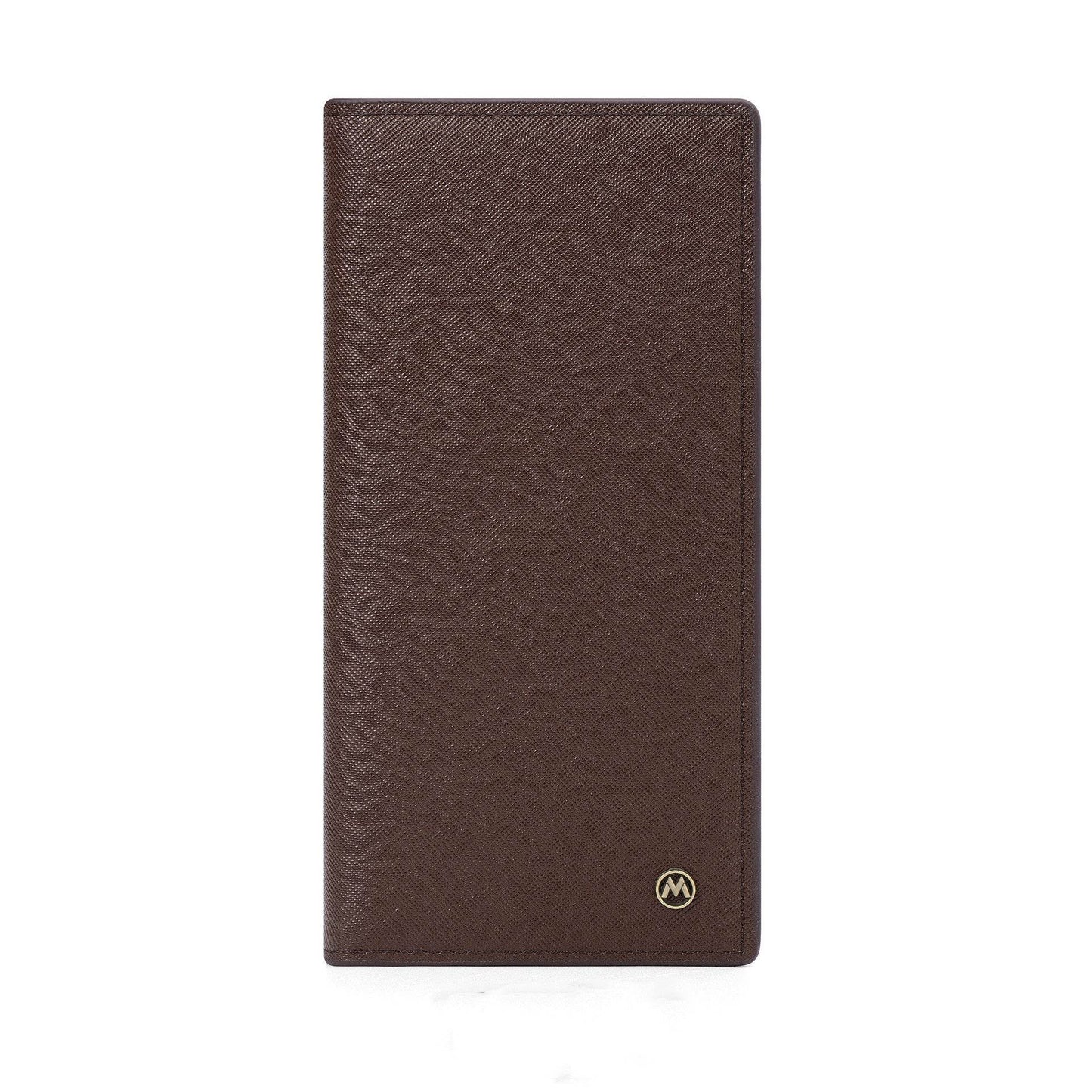 Men's Long Wallet - Stylish Cross Pattern, Ultra-Light and Wear-Resistant - Buy Center