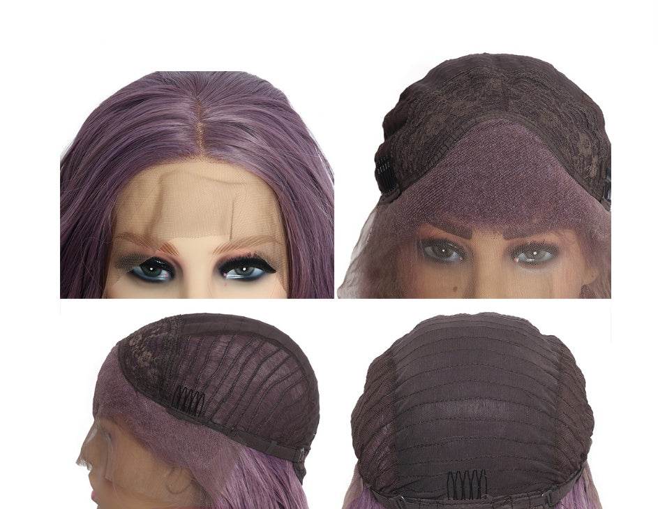 Stunning 28-Inch Purple Curly Wig - Lightweight & Versatile Style 2025 - Buy Center