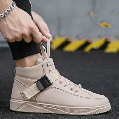 Buycenter Men's High-Top Sneakers - Casual, Lace-Up, Wear-Resistant Design - Buy Center