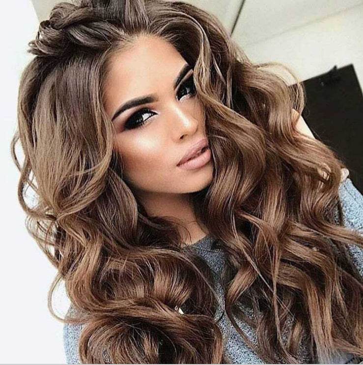 Long Curly Gradient Rose Wig - Adjustable Cosplay Headgear, Stylish 2025 - Buy Center