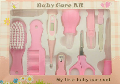 10-Piece Baby Care Set - Thermometer, Grooming Tools for New Parents - Buy Center