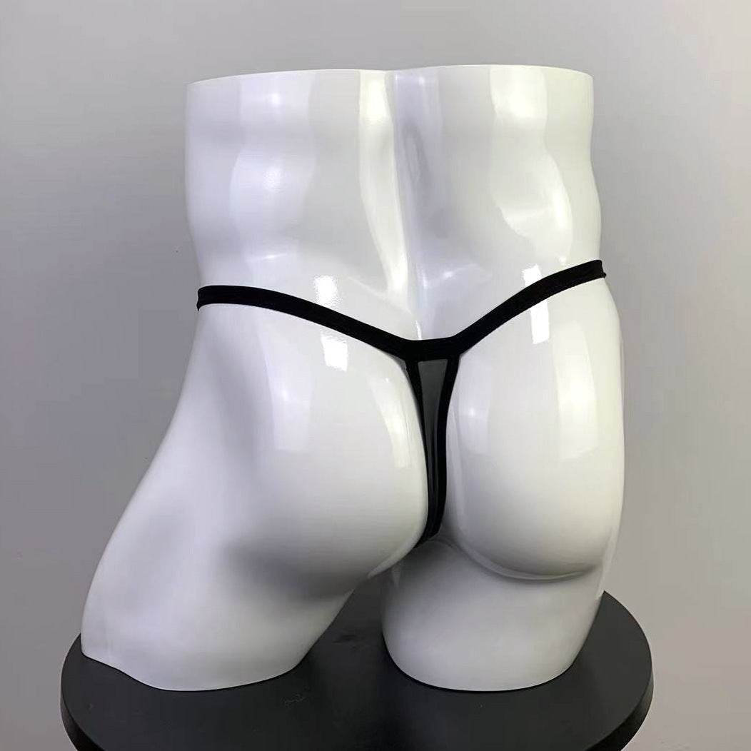 Men's T-Back Briefs - Low Waist Ice Silk Comfort in Solid Colors - Buy Center