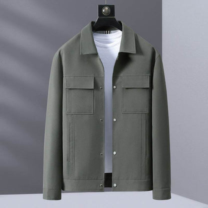 Casual Polo Collar Top for Men - Stylish Spring & Autumn Wear 2025 - Buy Center
