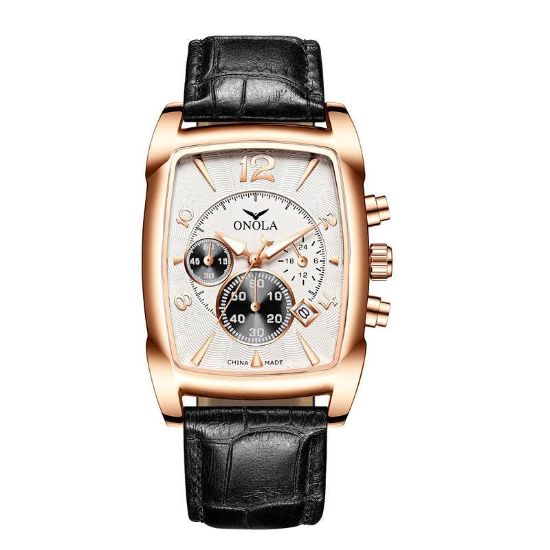 Buycenter Business Casual Men's Quartz Watch - Water Resistant, Fashionable Design - Buy Center