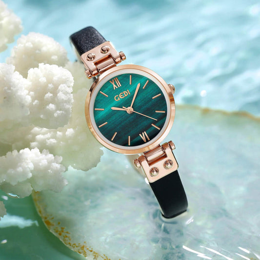 Buy Center Women's Waterproof Watch - Fashionable Art-Style with Small Dial - Buy Center