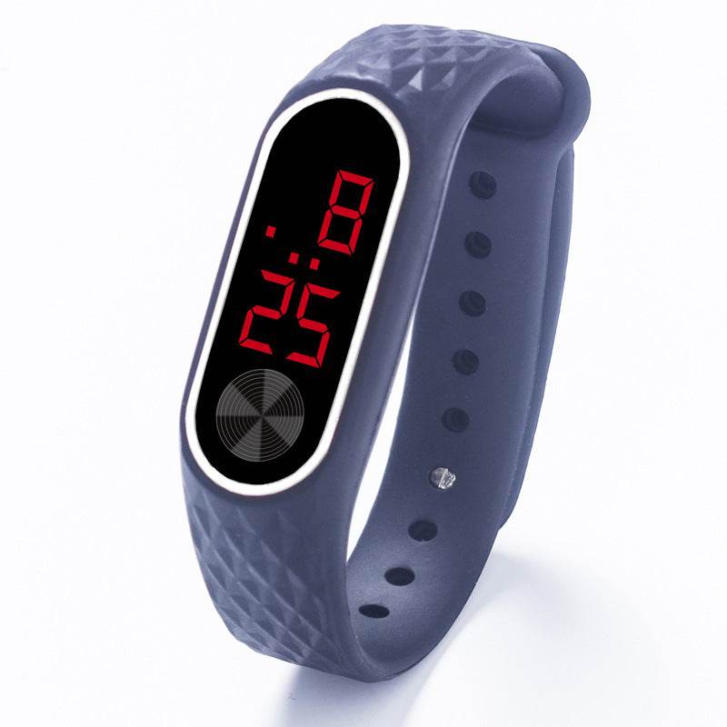 Silicone LED Children's Watch - Fun Red & White Lights, Calendar Display - Buy Center