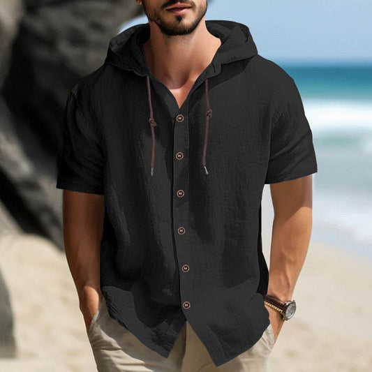 Men's Casual Short-Sleeved Shirt - Lightweight, Stylish Fashion 2025 - Buy Center
