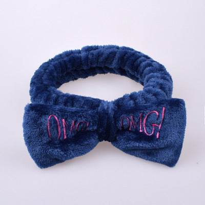 Coral Velvet Butterfly End Hair Band - Elegant Pink Accessory for Women - Buy Center