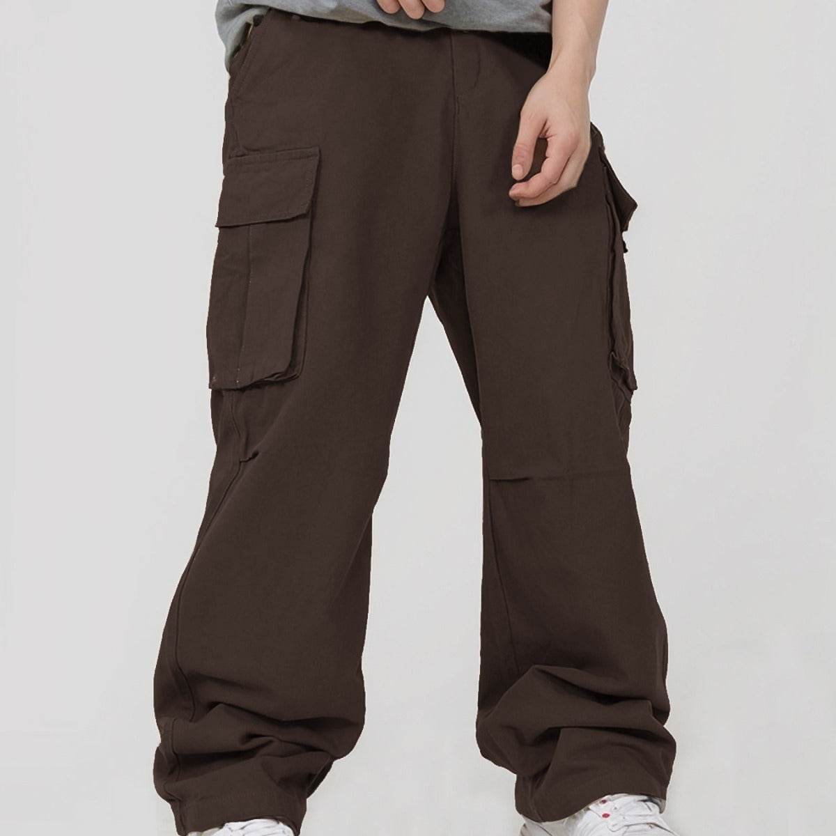 BuyCenter Three-Dimensional Pocket Overalls - Casual Lace-Up Pants 2025 - Buy Center