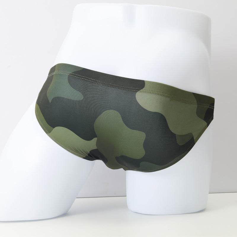 Camouflage Ice Silk Triangle Underwear - Soft Nylon Comfort Shorts 2025 - Buy Center