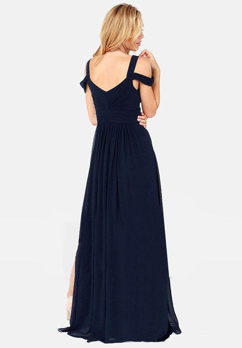 Elegant Long Greek Style Pleated Dress - Perfect for Special Occasions - Buy Center