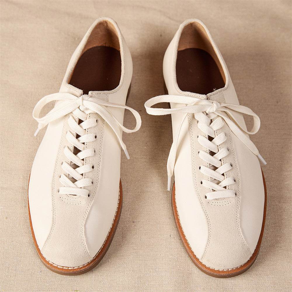 Men's Vintage Cowhide Platform Shoes - Wear-Resistant Formal Footwear - Buy Center