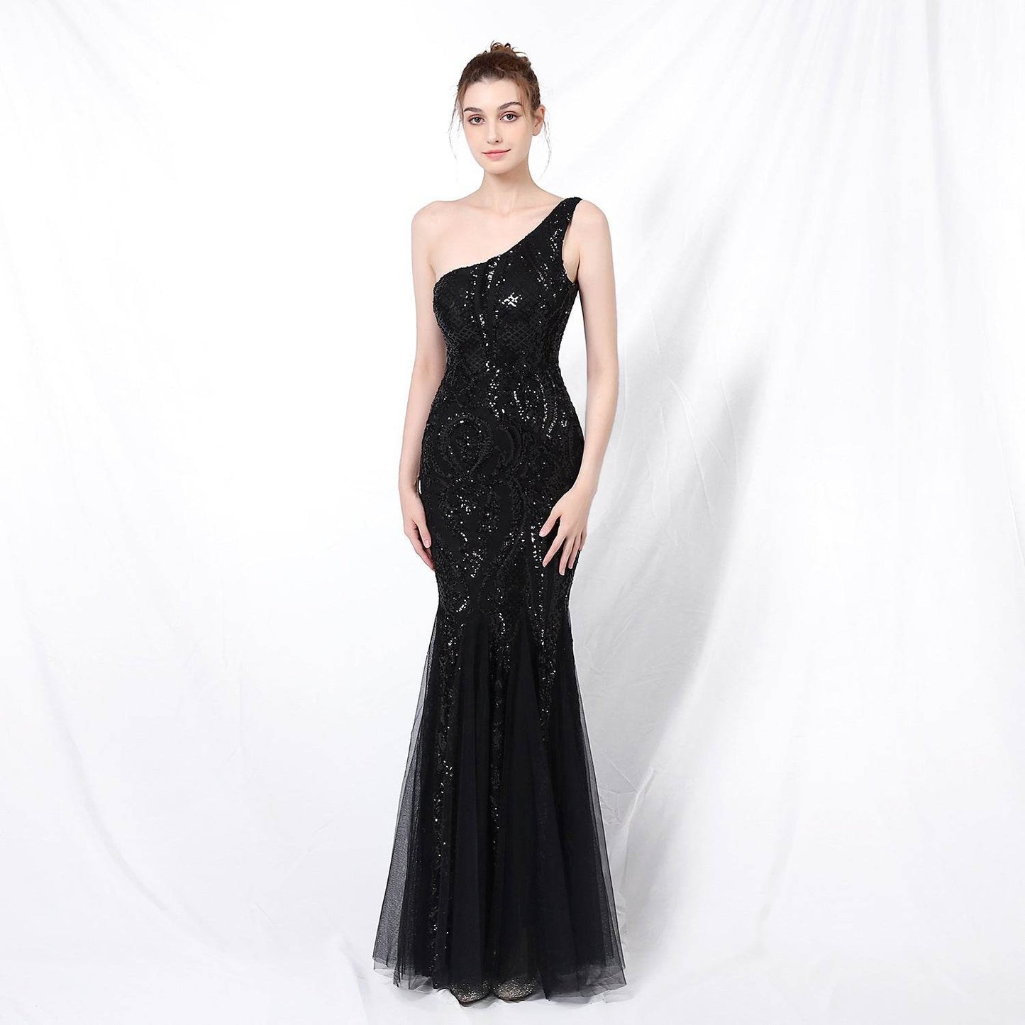 Buycenter Fairy Fantasy Evening Dress - Backless Fishtail Style, Multiple Colors - Buy Center