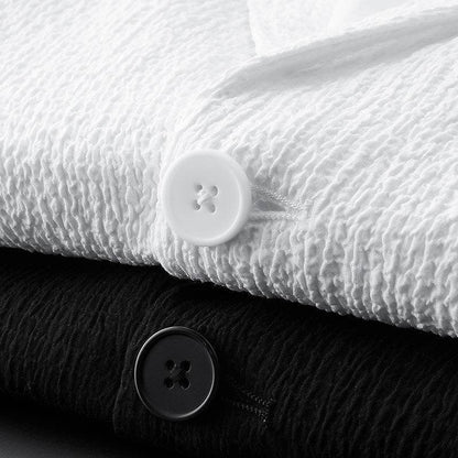 Buycenter Men's White Casual Suit Jacket - Spring/Summer Lightweight Style - Buy Center