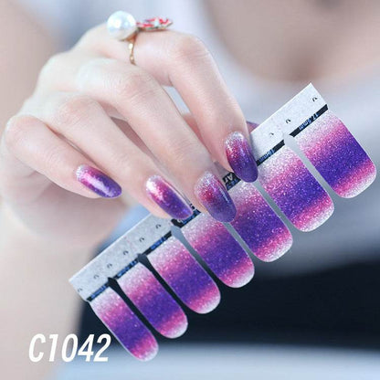 Vibrant Nail Polish Stickers - Waterproof & Easy to Apply for 2025 - Buy Center