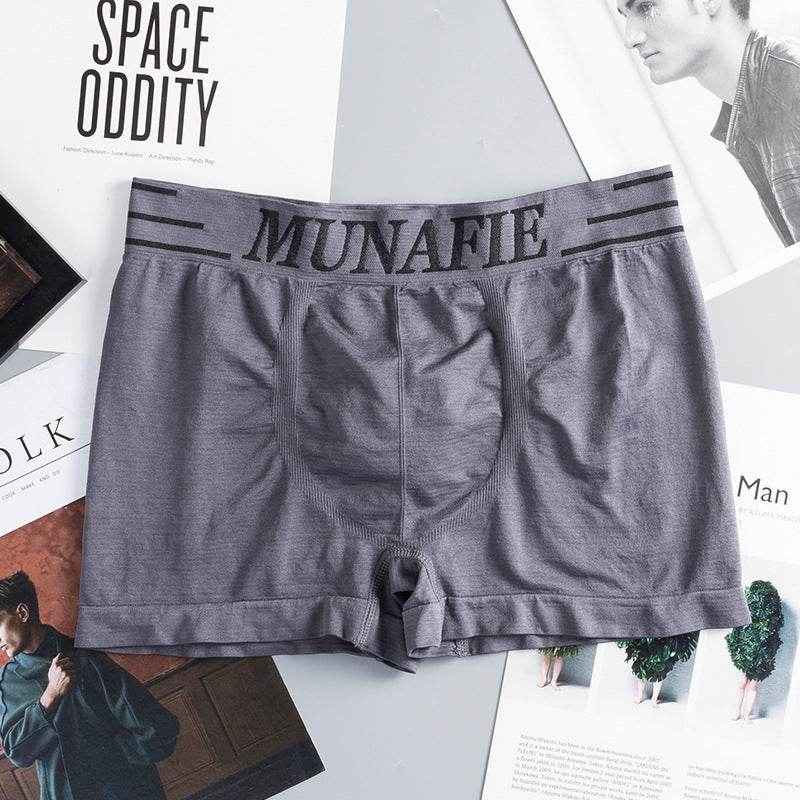 New Monogram Boxer Shorts for Men - Ice Silk Lightweight Comfort