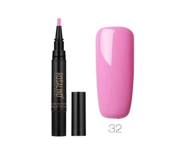 5ml Solid Color Nail Art Pen - Easy Application in 58 Vibrant Shades - Buy Center