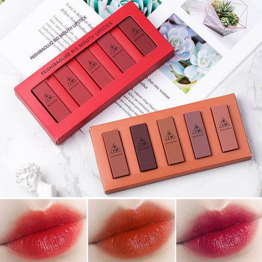 5 Vitamin Lipstick Set - Nourishing Moisture in Vibrant Shades - Buy Center
