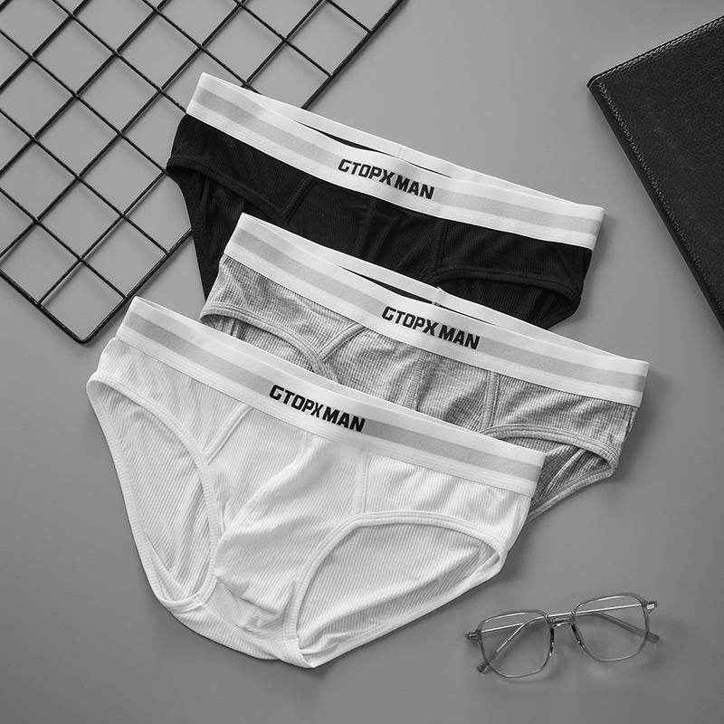 Men's Breathable Stretch Briefs - Sweat-Absorbing Sports Underwear