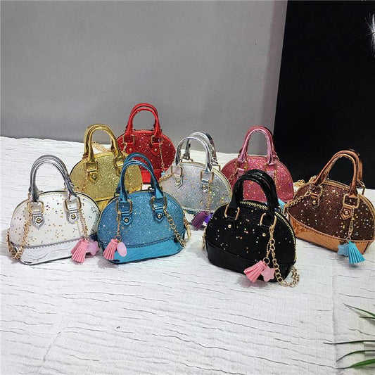 Cute Mini Shell Bag for Boys - Stylish Sequined PU Fabric 2025 - Buy Center