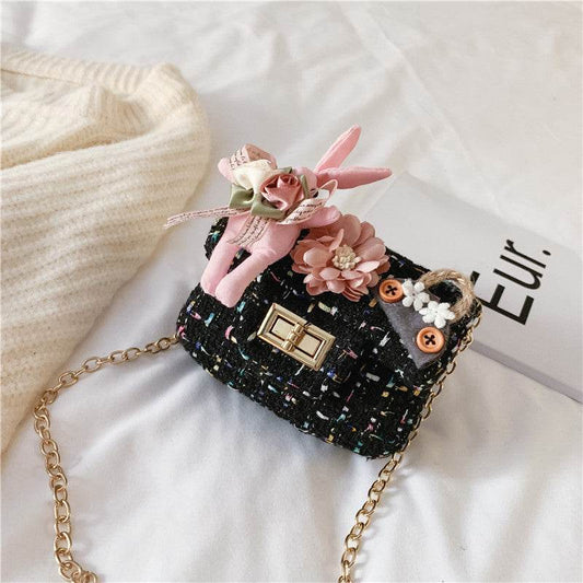 Mini Girls Messenger Bag - Waterproof Woolen, Lightweight & Trendy Style - Buy Center