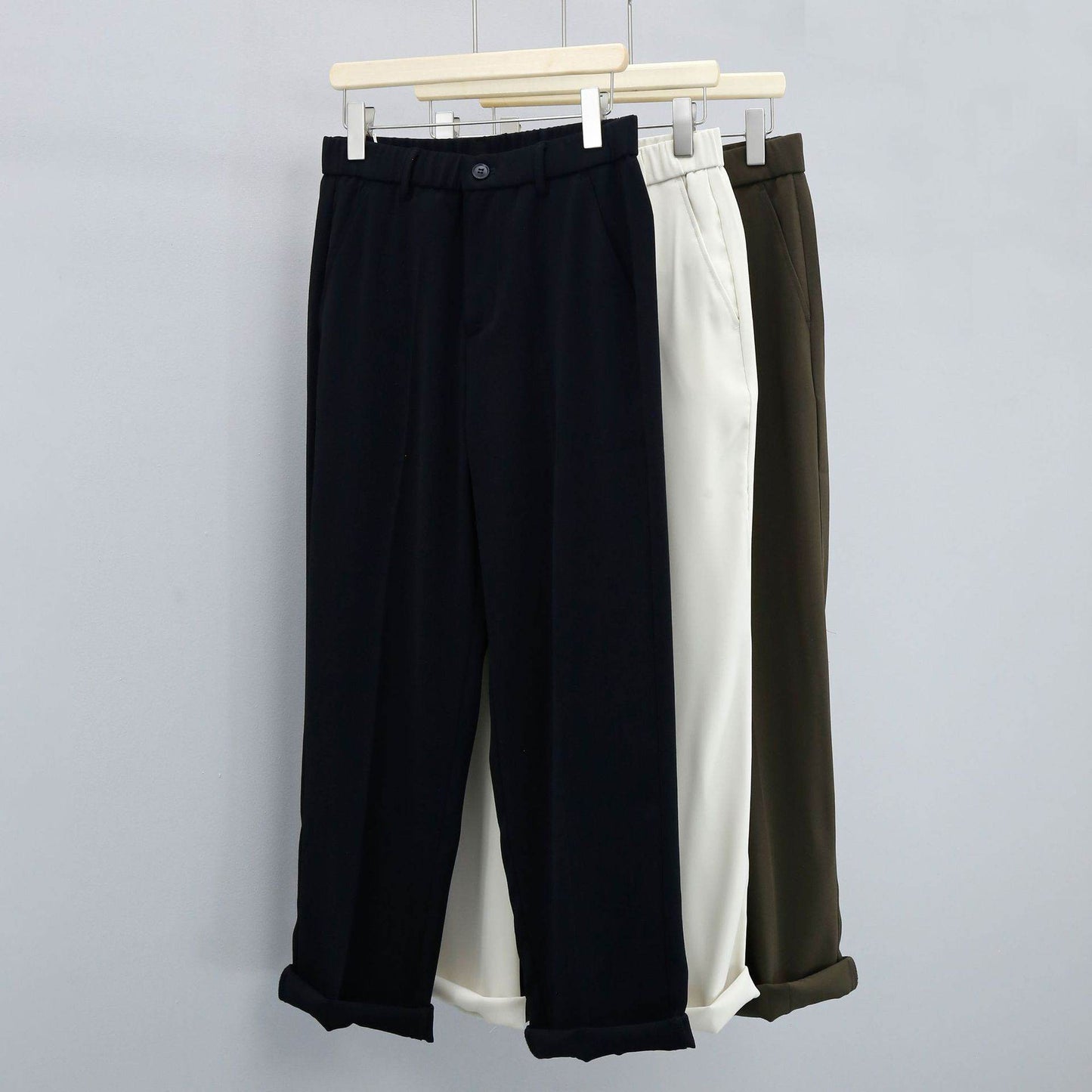 Men's Pure Color Twill Harem Pants - Stylish & Comfortable Casual Wear - Buy Center